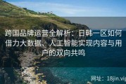 跨国品牌运营全解析：日韩一区如何借力大数据、人工智能实现内容与用户的双向共鸣