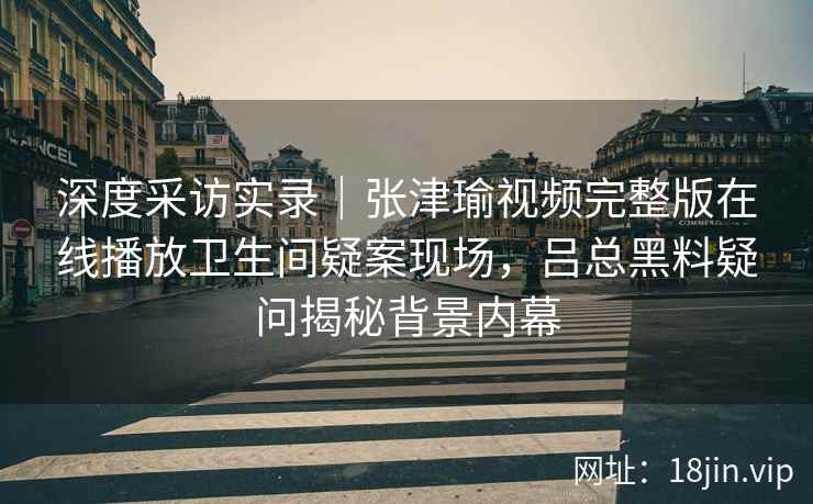 深度采访实录｜张津瑜视频完整版在线播放卫生间疑案现场，吕总黑料疑问揭秘背景内幕