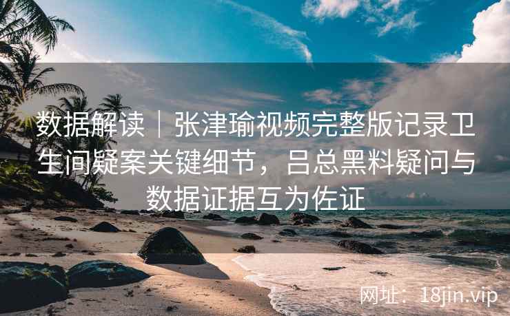 数据解读｜张津瑜视频完整版记录卫生间疑案关键细节，吕总黑料疑问与数据证据互为佐证