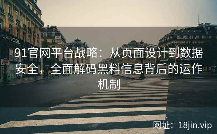 91官网平台战略：从页面设计到数据安全，全面解码黑料信息背后的运作机制